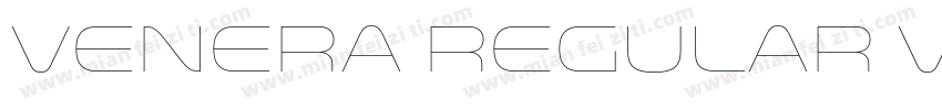 Venera Regular Vener字体转换